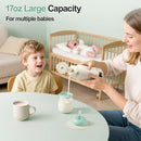 Portable Bottle Warmer for Travel, Formula Warmer On The Go, Milk Warmer for Breastmilk Water Soup, with Fast Heating & Long Battery Life, 17 OZ to Meet Your All-Day Needs, for Outdoor, Car, Journey by TinyTreasures Baby Boutique
