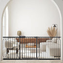Extra Wide 76.4-81 Inch Large Baby Gates for Stairs, Doorways - No Drilling, Pressure Mounted Pet Gates for Kids & Dogs by TinyTreasures Baby Boutique