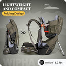 WIPHA Baby Backpack Carrier, Upgraded Carrying System Toddler Hiking Backpacks Carrier, Ergonomic Pro Baby Carrier Backpack with Safety Seat by TinyTreasures Baby Boutique