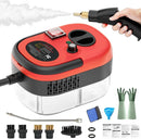2500W Handheld Steam Cleaner,Portable Car Steamer For Auto Detailing,High-Temperature and Pressure Steam Cleaner For Home, Steam Cleaning Machine for Furniture,Kitchen,Grout,Floor,Tile (Red) by TinyTreasures Baby Boutique