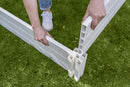 Vita Classic 4 Foot x 4 Foot x 11 inch White Vinyl Raised Modular Garden Bed, White, PVC, BPA and Pthalate Free, VT17108 by GreenHaven Gardens