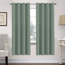 H.VERSAILTEX Room Darkening Curtains for Living Room Light Reducing Thermal Insulated Window Treatment Panels/Drapes Grommet Top 2 Panels Green Bay - 52 x 72 Inches by CozyNest Decor