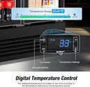 Commercial Beverage Refrigerator, 40 Inch 35 Cu.Ft. Commercial Drink Fridge, Display Refrigerator with Double Glass Door, Commercial Display Fridge with 8 Adjustable Shelves, for Shop,Restaurant,Bar by CozyNest Decor