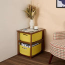 Large Storage Baskets for Shelves, Closet Organizers Bins for Clothes Blanket Towels, Baby Nursery, Toy Baskets Box, Woven Rope Baskets, 17 x 13 x 7.5”, 2 Packs Yellow by CozyNest Decor