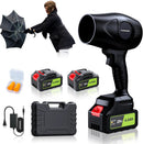 980,000 RPM Cordless Leaf Blower - 21V Electric Handheld Leaf Blower with 2×4.0Ah Batteries & Fast Charger - Lightweight for Patio, Lawn, Yard, Deck Cleaning by GreenHaven Gardens