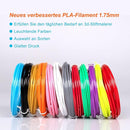 3D Pen Filament Refills 12 Colors Compatible with SCRIB3D MYNT3D PIKA3D 3D Pen for Kids Each Color 10Feet 1.75mm PLA 3D Printing Pen Filament Refills, NOT FIT 3Doodler Start Pen by TinyTreasures Baby Boutique