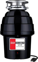 American Standard 10-US-AS-7 Garbage Disposal Anti-Jam Stainless Steel Food Waste Grinding System, Heavy Duty, 3/4 HP, Black by CozyNest Decor