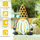 MUMTOP Solar Lights Outdoor Decorative Funny Gnome Waterproof Solar Powered LED Lights Metal Yard Art Decorations for Patio Garden Outside Lawn Backyard Balcony Decor by GreenHaven Gardens