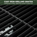 Charcoal Grill, BBQ Grill Charcoal Grill with Pull-Out Grease Tray for Outdoor Patio Backyard (Cast Iron Grate) by GreenHaven Gardens