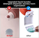 Laundry Detergent dispenser Cup Holder,Nozzle Upgraded Labor-Saving Switch Easily No More runny or Messy Laundry Detergent, Laundry Cup Holder and drip Tray room organization and storage by CozyNest Decor