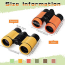 6 Pack Kid Binoculars Shockproof Mini Compact Binoculars Toys for Girls Boys Small Folding Telescope for Bird Watching Educational Learning Camping Birthday Gifts by TinyTreasures Baby Boutique