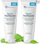 Fluoride-Free Neem Toothpaste with Mint for Adults & Kids with Sensitivity | Vegan, Gluten & SLS Free Herbal Formula for Sensitive Teeth, Healthy Gums and Fresh Breath, 4.23 oz (120 g) Pack of 2 by M3 by CozyNest Decor