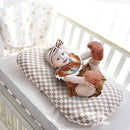 LifeTree Muslin Baby Lounger Cover, Newborn Slipcover Lounger Cover for Boys Girls Infant, Soft 70% Viscose from Bamboo and 30% Cotton, Cover Only, Checkered Pattern by TinyTreasures Baby Boutique