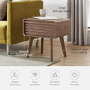 mopio Ensley Nightstand, Side Table, End Table, Mid Century Modern Nightstand with Drawer, Bedside Tables, Small Nightstands with Storage, for Living Room, Bedroom (Single) by CozyNest Decor