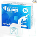 Microscope Slides and Covers Kit – 50 Blank Pre-Cleaned Glass Slides for Microscope, 100 Cover Slips, for Teachers, Students, Families, and Science Enthusiasts by TinyTreasures Baby Boutique