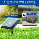 ZYAN Solar Landscape Spotlights Outdoor Waterproof IP65, Bright Solar Powered Garden Yard Spot Lights for Outside Plant, Tree, Pathway, Auto On/Off Wall Lights for Walkway, Lawn, Pool Areas-4 Pack by GreenHaven Gardens
