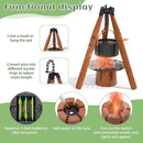 Kids Camping Toys Set - Pretend Play Camping Set with Food Toy, Spray Stove, Oil Lantern, Binoculars, Compass, Tableware, Watch & Storage Bag, Birthday for Ages 3+ by TinyTreasures Baby Boutique