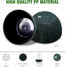 13inch Large Hanging Planters Pots for Outdoor Indoor Plants with Drainage Holes and Chain, 2pack Round Hanging Flower Pots for Garden Home Porch Decor, Black with Green Speckles by GreenHaven Gardens