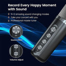 Karaoke Machine for Adults and Kids, Portable Bluetooth Karaoke Speaker with 2 Wireless Microphones for TV, Singing Karaoke for Home Party, Great Gifts for Boys and Girls by TinyTreasures Baby Boutique
