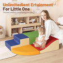4-Piece Soft PU Leather Toddlers Climbing Toys, Foam Climbing Blocks for Toddlers, Baby Play Set Foam Climb Structures for Toddler 3+, Indoor Crawl Activity Play Gym by TinyTreasures Baby Boutique