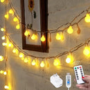 33Feet 100 LEDs Globe String Lights, 8 Modes USB Ball String Lights with Remote for Indoor/Outdoor Commercial Decor, Gardens, Patio, Wedding, Party, Bedrooms, Christmas Decorations, Warm White by CozyNest Decor
