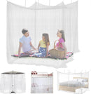 Mosquito Netting for Patio - Extra-Large Mosquito Net for Bed Camping Hammock Porch Garden Outdoor, 2 Openings Design with 1 Storage Bag, 8 Pegs, 8 Stoppers and 8 Pieces of 1.4m Rope by GreenHaven Gardens