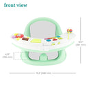Infantino Music & Lights 3-in-1 Discovery Seat and Booster - Convertible Booster, Infant Activity Seat and Feeding Seat with Electronic Piano for Sensory Exploration, for Babies and Toddlers, Mint by TinyTreasures Baby Boutique