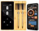 Smart Accurate Wireless Meat Thermometer - 2 Probes for BBQ, Smoking, Grilling, Cooking with Real-Time Alerts, Long Range Bluetooth, Dishwasher Clean, Waterproof for Indoor Outdoor Kitchen Use by TinyTreasures Baby Boutique