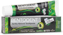 BENTODENT Teeth Whitening Bentonite Clay & Activated Organic Charcoal Toothpaste & Scraper - Detox,Tea Tree, Fluoride Free Adult, Vegan, Travel 3.52 oz by CozyNest Decor