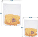 3 pcs Durable Honeycomb Mesh Laundry Bags for Delicates 16" x 19" (2 Large) 12" x 15" (1 Medium) by TinyTreasures Baby Boutique