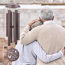 Sympathy Wind Chimes Personalized, Love Doves Wind Chimes for Loss of Loved Dad/Mom, Memorial Gifts Wind Chime for Funeral, in Loving Memory of Husband/Wife, Garden Outdoor Decor (36inch) by CozyNest Decor