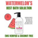 Gabriel Cosmetics Clean Kids Naturally Wild Watermelon 3-in-1 Shampoo, Cleanser & Bubble Bath (16 Fl Oz (1 Bottle), Watermelon 3-in-1) by TinyTreasures Baby Boutique