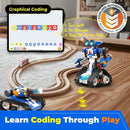 Robot J Creative Building Kit With Storage Box, 6-in-1 Programmable App Remote Control Tank STEM Learning Toy, Educational Coding Gifts for 7-12 Years Old Kids by TinyTreasures Baby Boutique