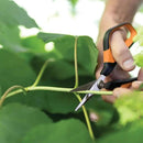 Fiskars Comfort Loop Micro-Tip Pruning Snips - 7" Garden Shears with Sheath and Extra Large SoftGrip Handle - Yard and Garden Tools - Orange/Black by GreenHaven Gardens