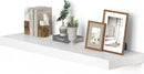 10 inch Deep Wall Shelves 36 inche Long, 1.8 Thick Single Floating Shelf Wall Mounted, Heavy Duty 70 lbs Shelves for Bedroom, Books, Living Room, Kitchen, Office Modern Farmhouse Decor, White by CozyNest Decor