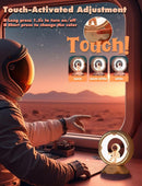 Night Light Kids, Astronaut Space Night Light Lamp with 9-Level Cold Warm Light Rechargeable Dimmable Tap Touch Nightlight for Kids Children Toddler Bedroom Bedside Livingroom Desktop by TinyTreasures Baby Boutique