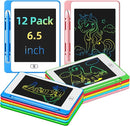 12 Pack LCD Writing Tablet for Kids, 6.5 Inch Colorful Doodle Board Drawing Tablet, Erasable Reusable Drawing Pads, Educational Learning Toys Birthday Gifts for Girls Boys Age 3 4 5 6 7 8 by TinyTreasures Baby Boutique