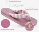 KuaiLu Flip Flops for Women with Arch Support Yoga Mat Comfortable Summer Beach Walking Thong Cushion Sandals Slip On Indoor Outdoor by TinyTreasures Baby Boutique