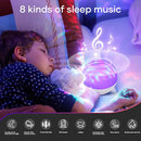 Galaxy Projector for Bedroom, Star Night Light with White Noise & Bluetooth Music, Aurora Remote Control & Timing, Party, Home (White) by TinyTreasures Baby Boutique