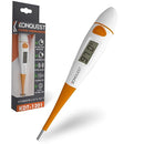 Konquest KDT-1201 Best Digital Medical Thermometer, Highly Accurate and Fast, Easy to Use, 10 Second Reading. Detect Fever Quickly - Oral Armpit and Rectal Thermometer for Babies Children and Adults by TinyTreasures Baby Boutique