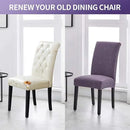 Joccun Chair Covers for Dining Room Set of 6,Dining Chair Slipcovers Stretch Dining Room Chair Covers Seat Protector,Washable Parsons Chair Cover for Home,Banquet(Grapeade,6 Pack) by CozyNest Decor