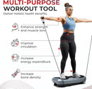 Sunny Health & Fitness Vibration Plate Exercise Machine, Full Body Vibrate Platform for Lymphatic Drainage with Multiple Speeds and Modes, Vibrating Plate Machine for Tension Relief & Weight Loss by CozyNest Decor