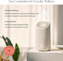 Canopy Portable Misting Humidifier - Cordless 11 HR Run Time, 500 mL, TSA Approved Travel Humidifier - Alleviate Symptoms of Allergies, Flu, Cold, Dry Skin - Includes Aroma & Adapter - Moonstruck by TinyTreasures Baby Boutique
