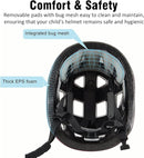 Kids Bike Helmet,2 Sizes Adjustable for Youth Child Boys & Girls Ages 3-5-8-14,Ventilation and Multi-Sport for Bicycle Scooter Skate by TinyTreasures Baby Boutique