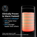 Baby Brezza SuperFast Portable Baby Bottle Warmer – 67% Faster - Travel Breastmilk Warmer and Formula Warmer - Safe, Even Heating - Up to 9oz - No Adapters, Black by TinyTreasures Baby Boutique