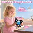 FUNNYB&G Foil Art Craft Activity for Kids - Gift for Girls Crafts for Kids Fun Art Supplies DIY Creative Travel Toy, Birthday Gift Party Favor Toys for Girls Boys 4 5 6 7 8 9 Years Old (Dress Up) by TinyTreasures Baby Boutique
