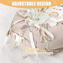 Baby Lounger Cover for Boys Girls, Reversible Baby Nest Cover, Adjustable Baby Lounger Replaceable Cover for Infant Newborn, Portable and Machine Washable, Cotton Gray Elephant Cover Only by TinyTreasures Baby Boutique