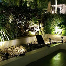 4-Spotlight Mini 50X Solar-Powered LED Spotlight (Cool White LED), Black Finish, Outdoor Garden Yard Landscape Downlight by CozyNest Decor