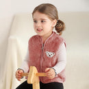 Baby Boys Girls Fleece Vest Zip Up Cute Bear Jackets Fuzzy Fall Winter Warm Clothes Newborn Outwear for Toddler Infant by TinyTreasures Baby Boutique