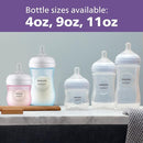 Philips Avent Natural Baby Bottle with Natural Response Nipple (Medium Flow,Flow 3), 9oz, SCY903/01 by TinyTreasures Baby Boutique